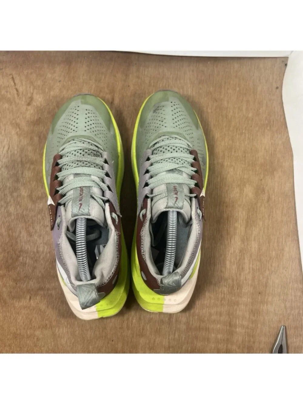 Nike ZoomX Zegama Trail 2 Women Size 8.5 Shoe Jade Horizon/Sail-Cyber FD5191-300